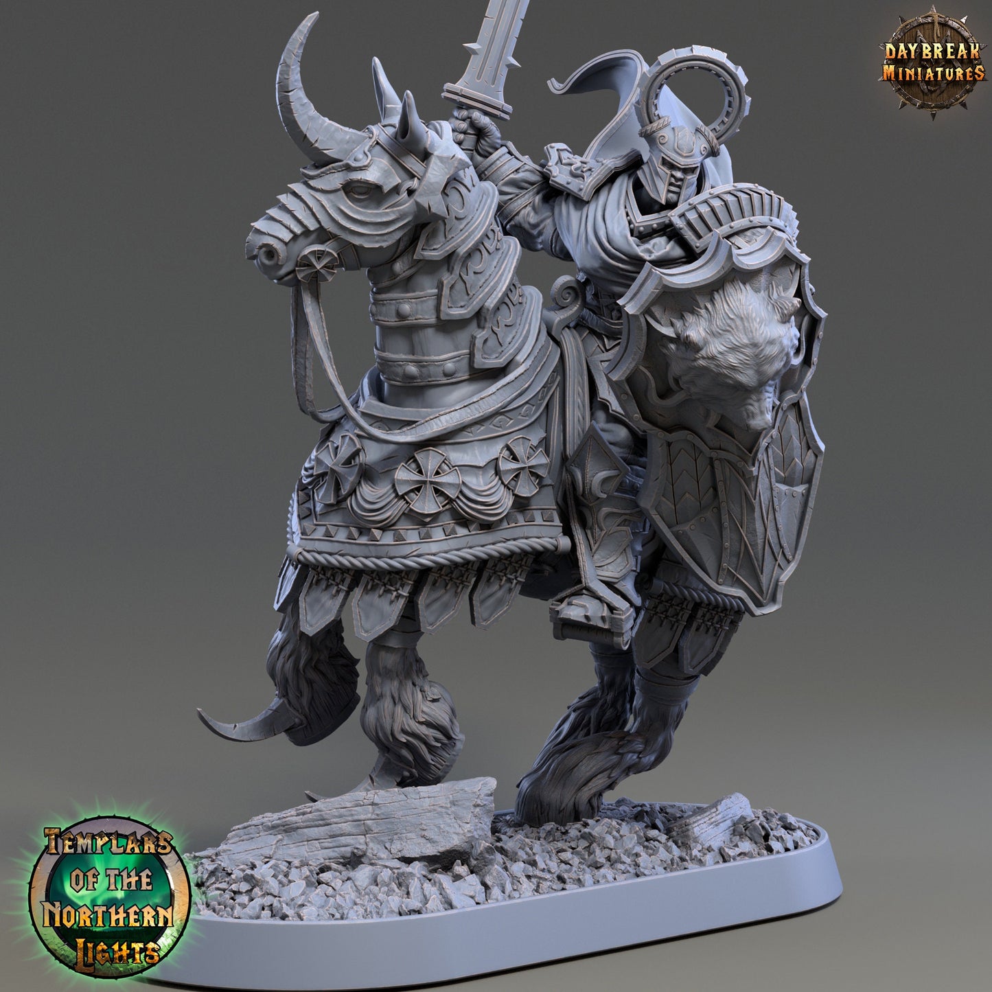 Ritter Gotthold Boarbane | DayBreak | Miniatures| Fantasy | Tabletop