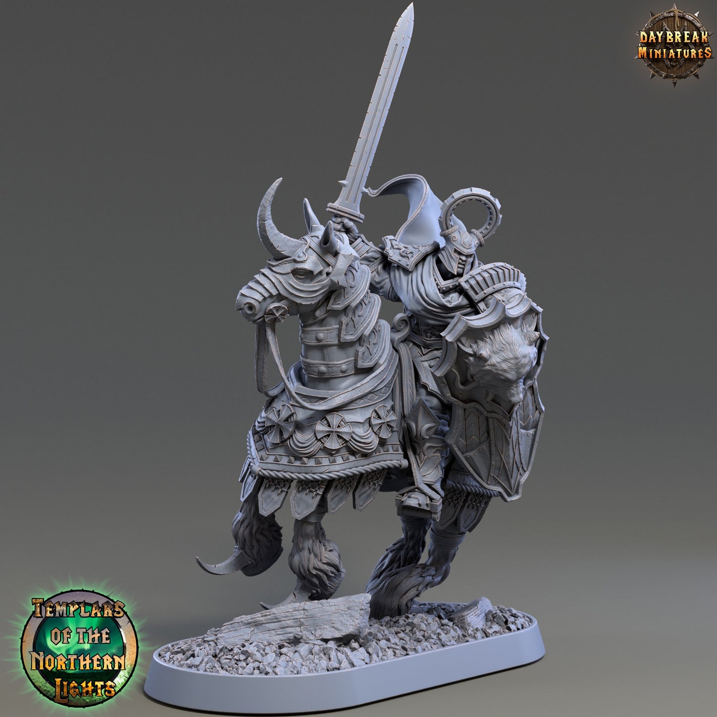 Ritter Gotthold Boarbane | DayBreak | Miniatures| Fantasy | Tabletop