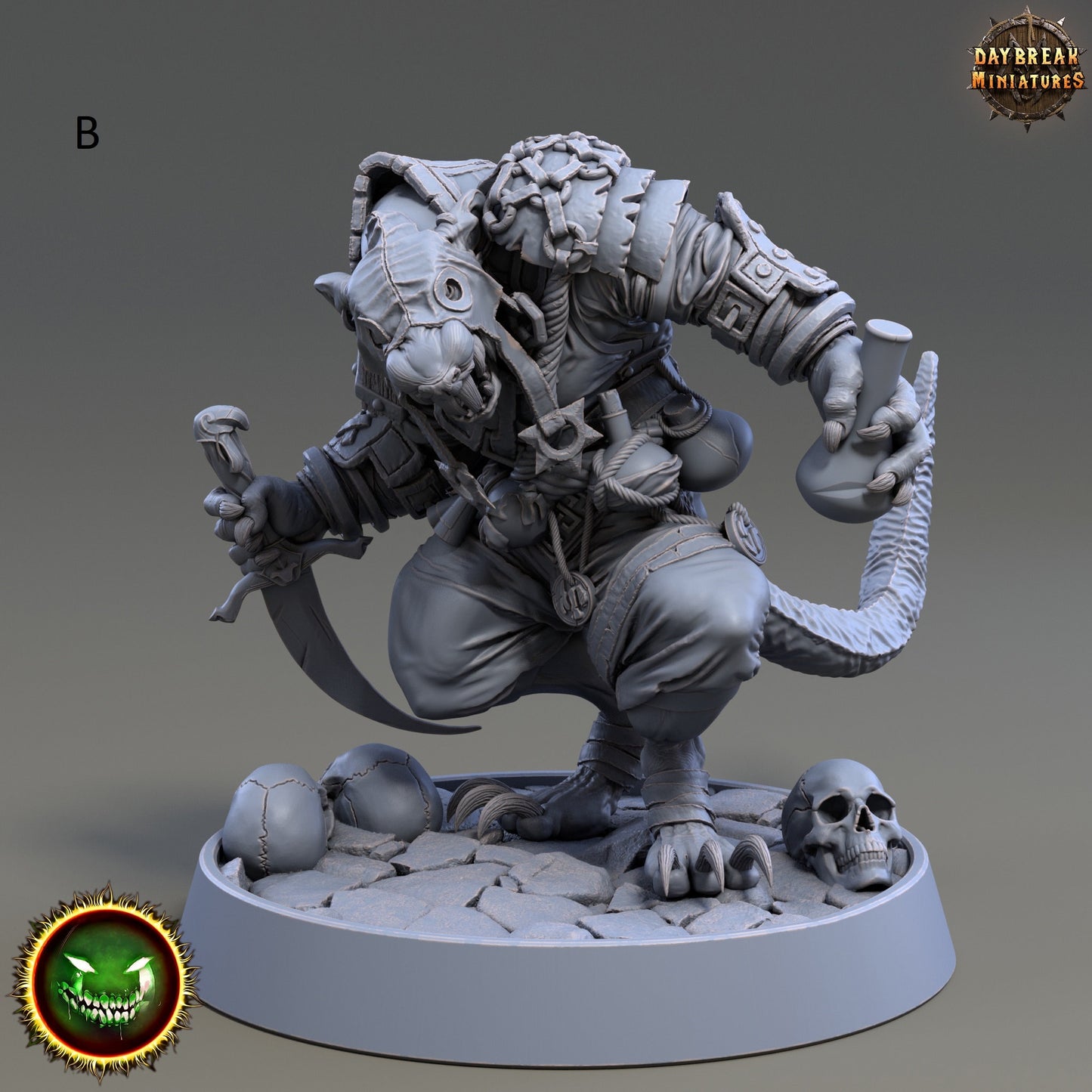 Ratmen | DayBreak Miniatures | Assassin | Rogue | Warrior | D&D/AOS- Fantasy - Tabletop