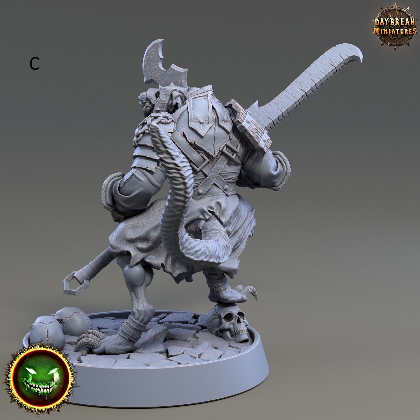 Ratmen | DayBreak Miniatures | Warrior | Brutes | D&D/AOS| Fantasy - Tabletop