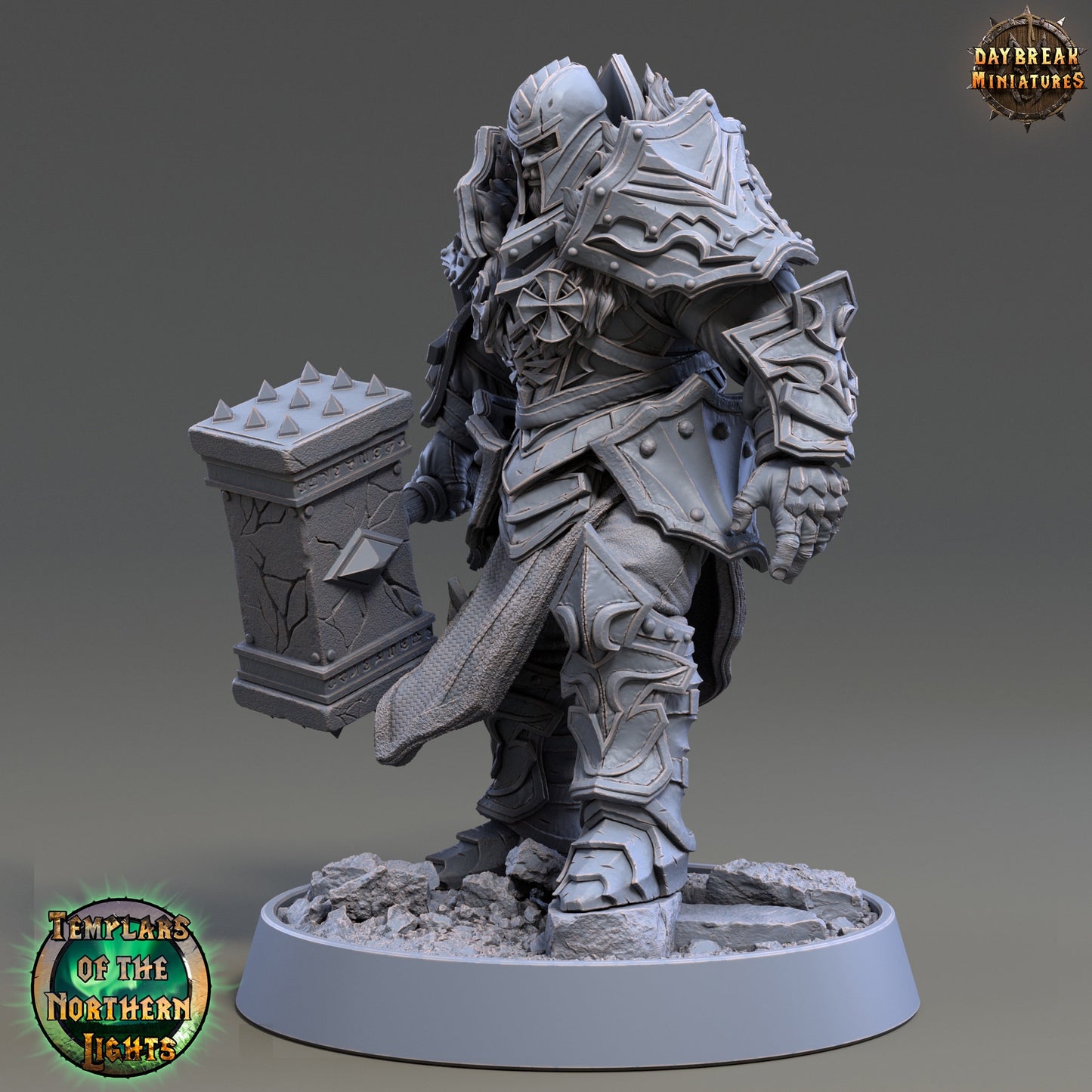 Carl Saturno Hammer of Aídín| DayBreak | Miniatures| Fantasy | Tabletop