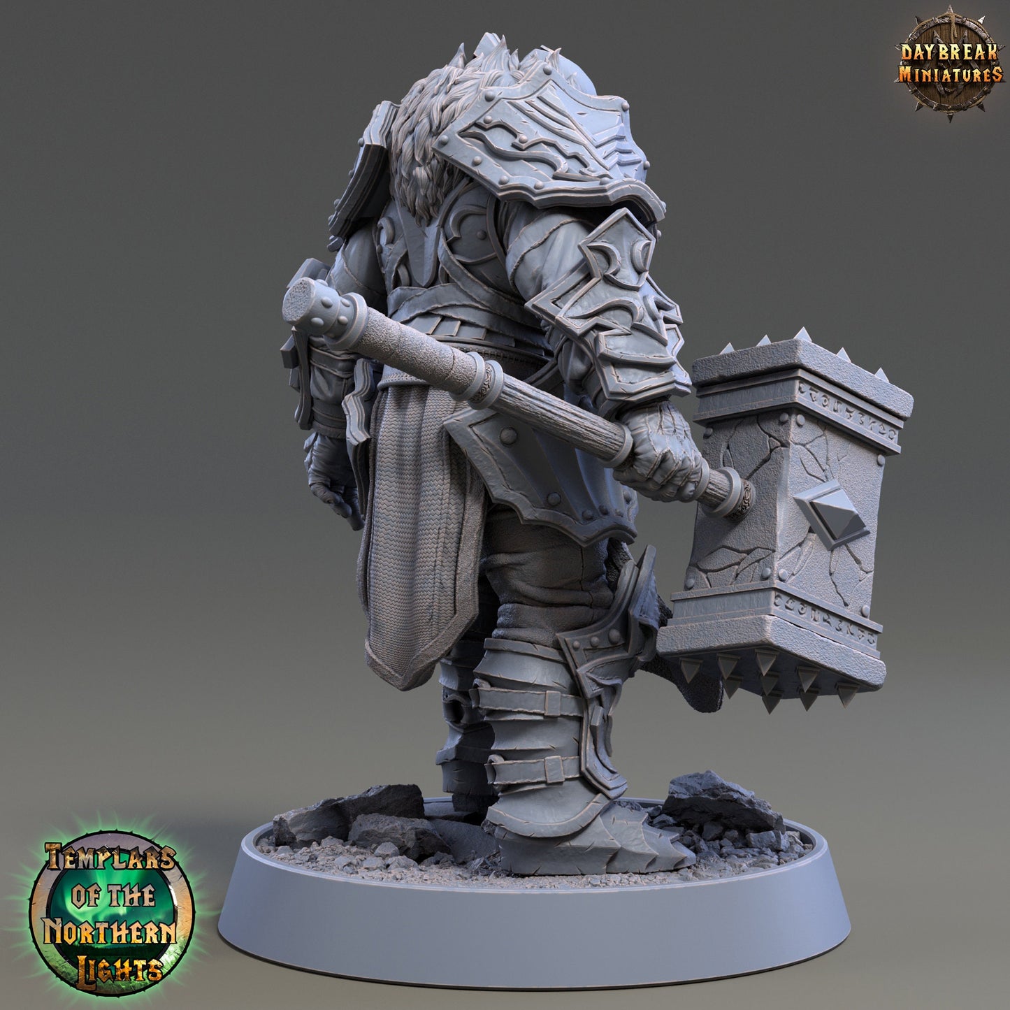 Carl Saturno Hammer of Aídín| DayBreak | Miniatures| Fantasy | Tabletop