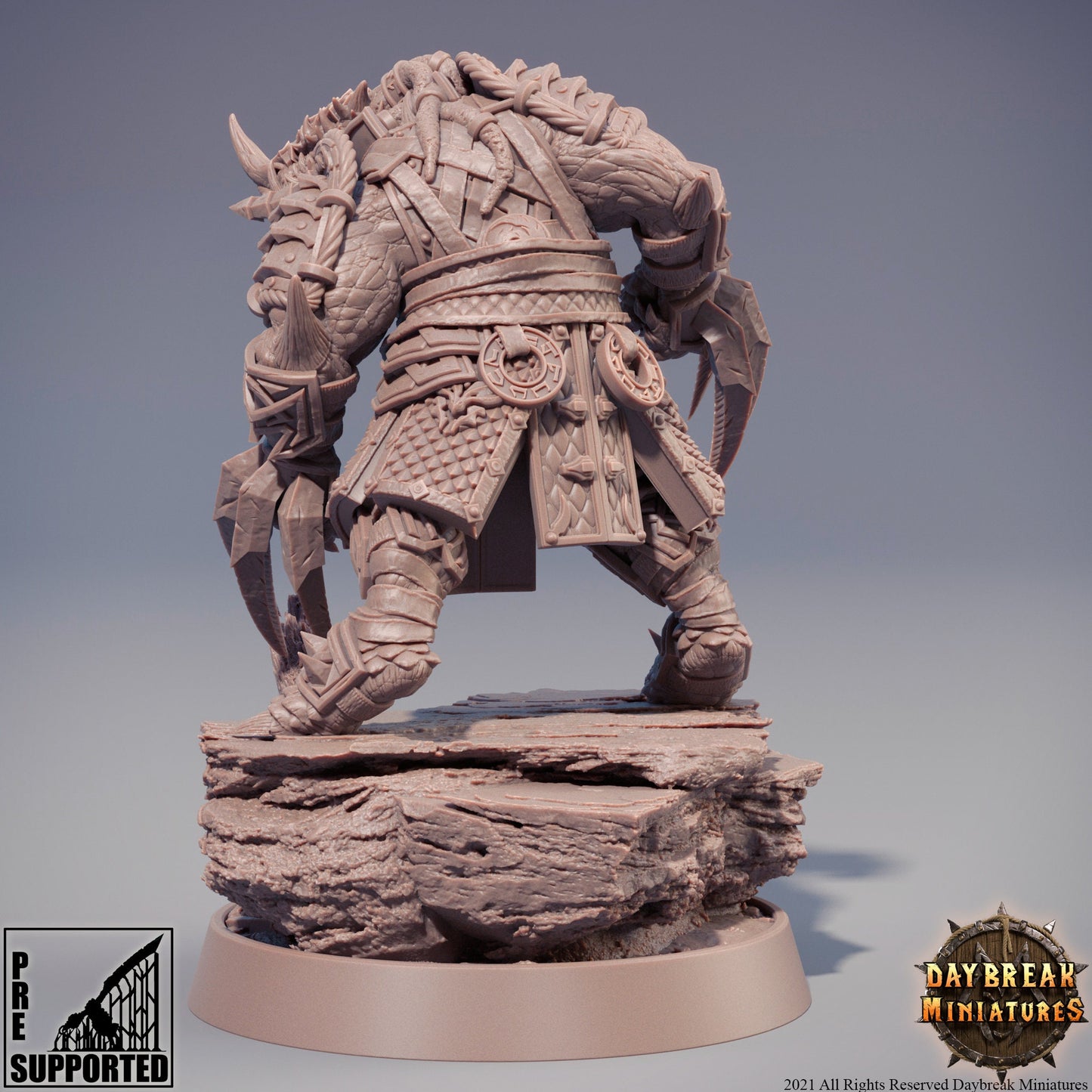 Dragonborn Warrior | DayBreak Miniatures | D&D/AoS| Fantasy | Tabletop| Fantasy - Tabletop