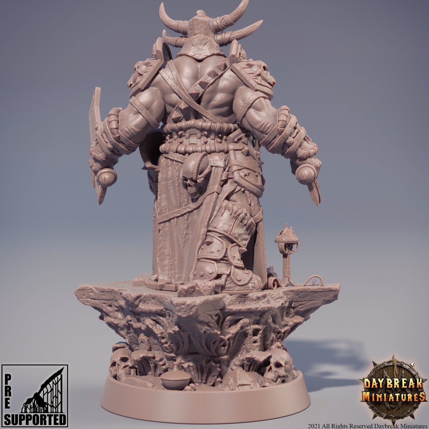 Barbarian Warrior/Fighter | DayBreak Miniatures | D&D/AoS| Fantasy | Tabletop| Fantasy - Tabletop