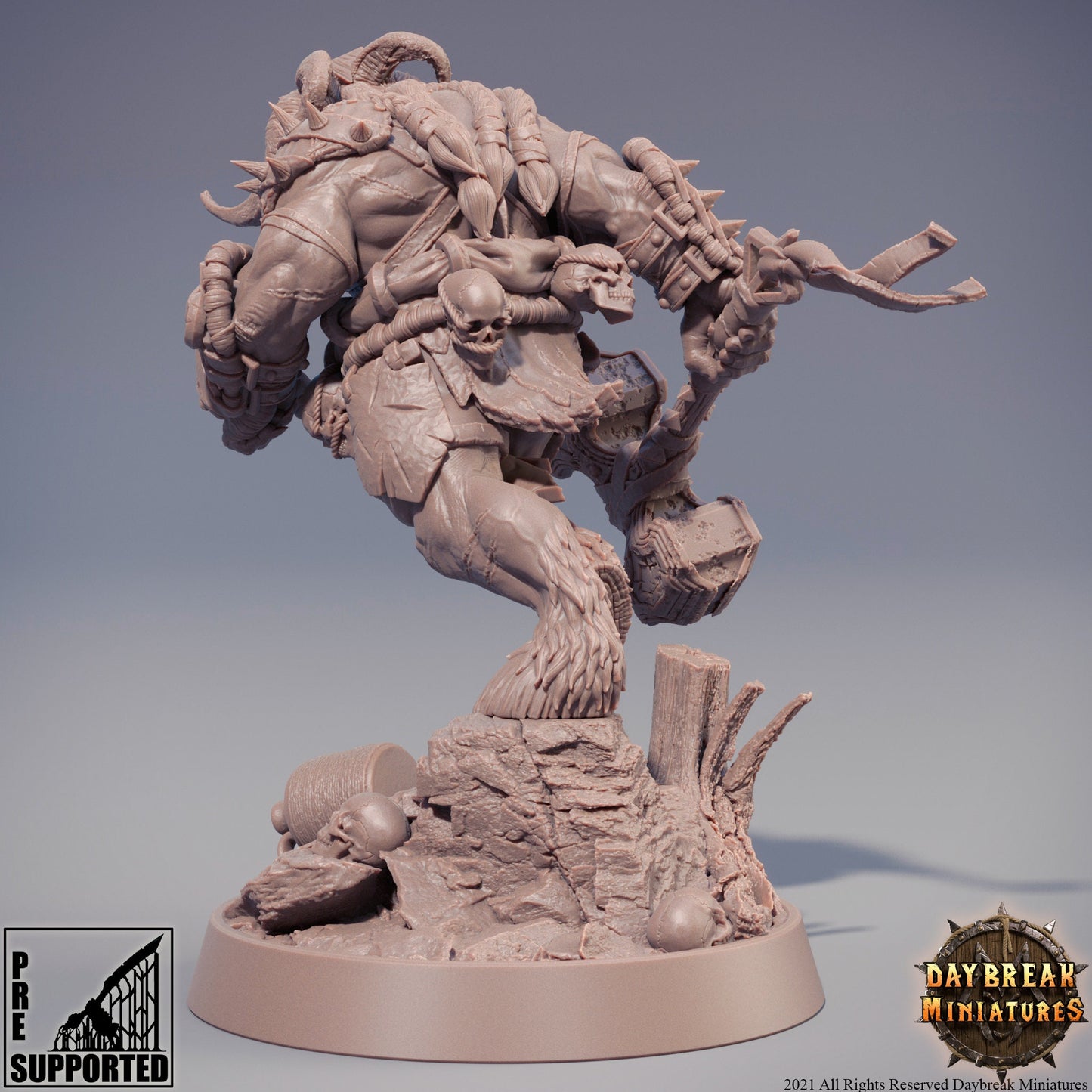 Minotaur Warrior | DayBreak Miniatures | D&D/AoS| Fantasy | Tabletop| Fantasy - Tabletop