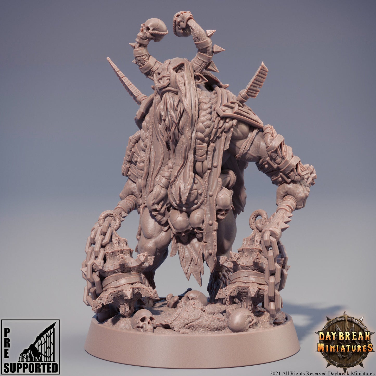 Minotaur Warrior | DayBreak Miniatures | D&D/AoS| Fantasy | Tabletop| Fantasy - Tabletop