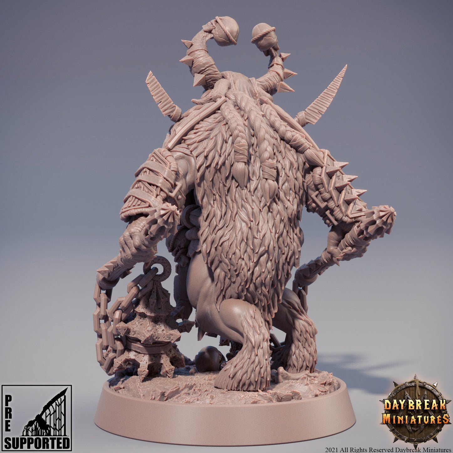Minotaur Warrior | DayBreak Miniatures | D&D/AoS| Fantasy | Tabletop| Fantasy - Tabletop