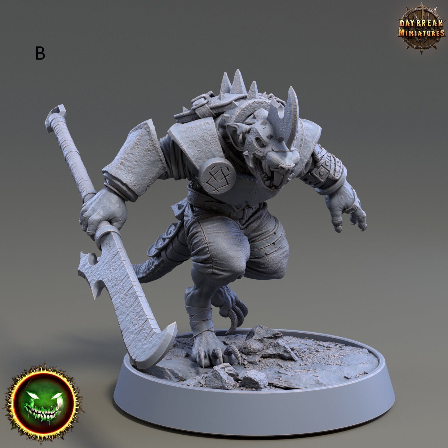 Ratmen | DayBreak Miniatures | Warrior | Brutes | D&D/AOS| Fantasy - Tabletop