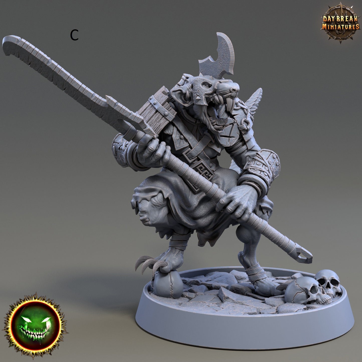 Ratmen | DayBreak Miniatures | Warrior | Brutes | D&D/AOS| Fantasy - Tabletop