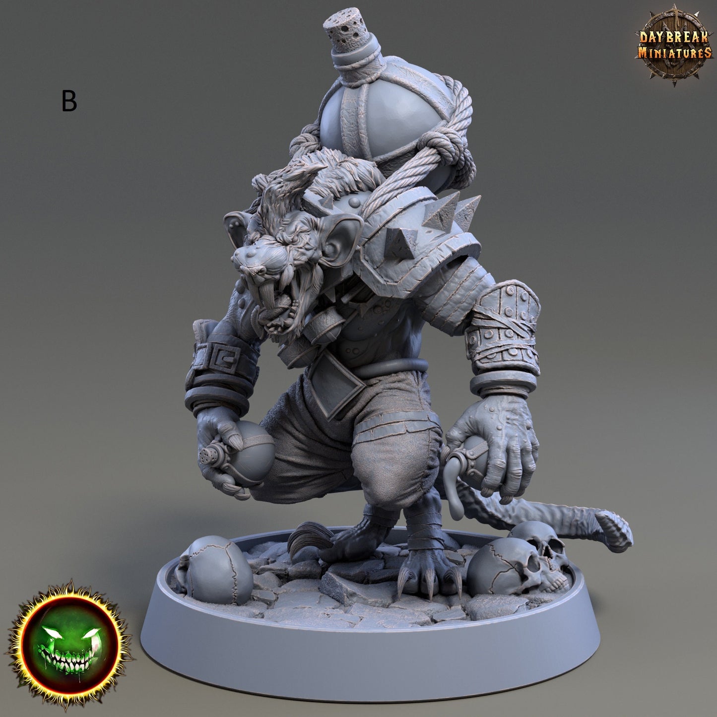 Ratmen | DayBreak Miniatures | Special characters | D&D/AOS| Fantasy | Tabletop