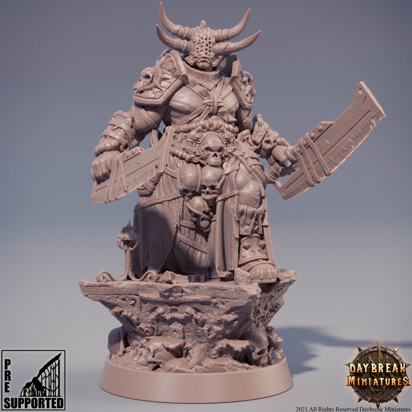 Barbarian Warrior/Fighter | DayBreak Miniatures | D&D/AoS| Fantasy | Tabletop| Fantasy - Tabletop