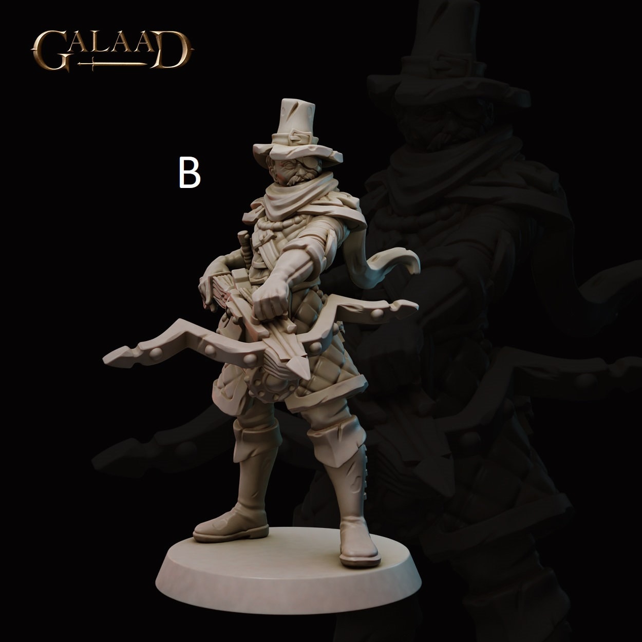 Witch Hunter | Human/Kitsune/Fairy | Galaad Miniatures | Compatible with D&D/AoS | Fantasy | Tabletop RPG