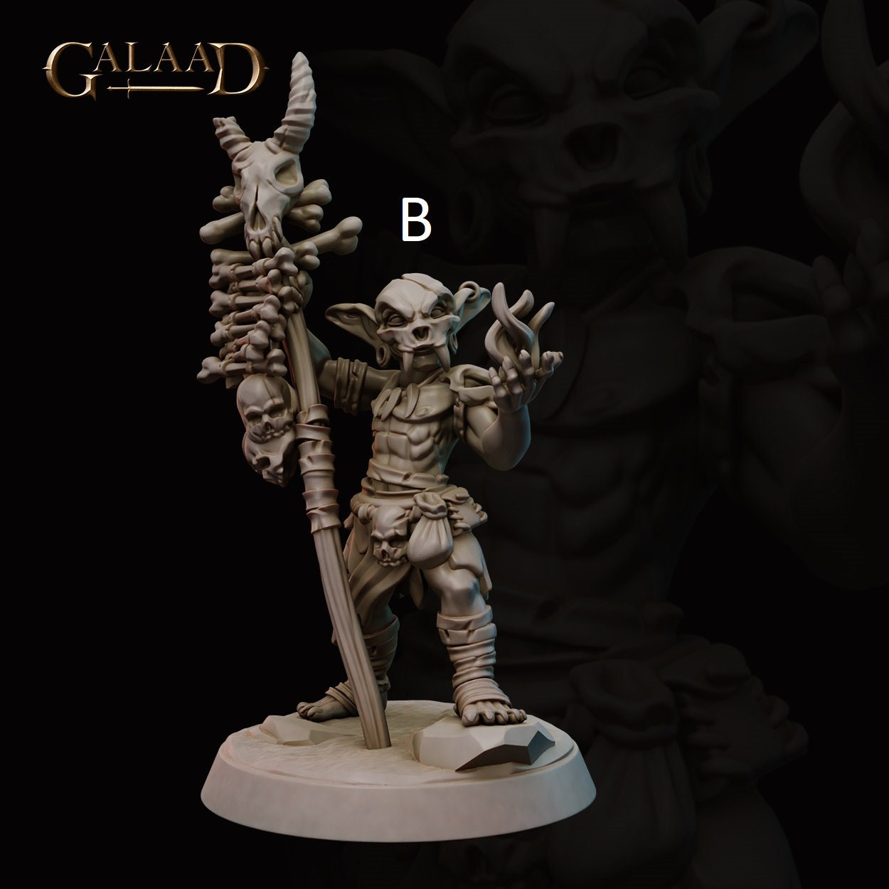 Encounters | Ghost/Goblin/Mimic | Galaad Miniatures | Compatible with D&D/AoS | Fantasy | Tabletop RPG
