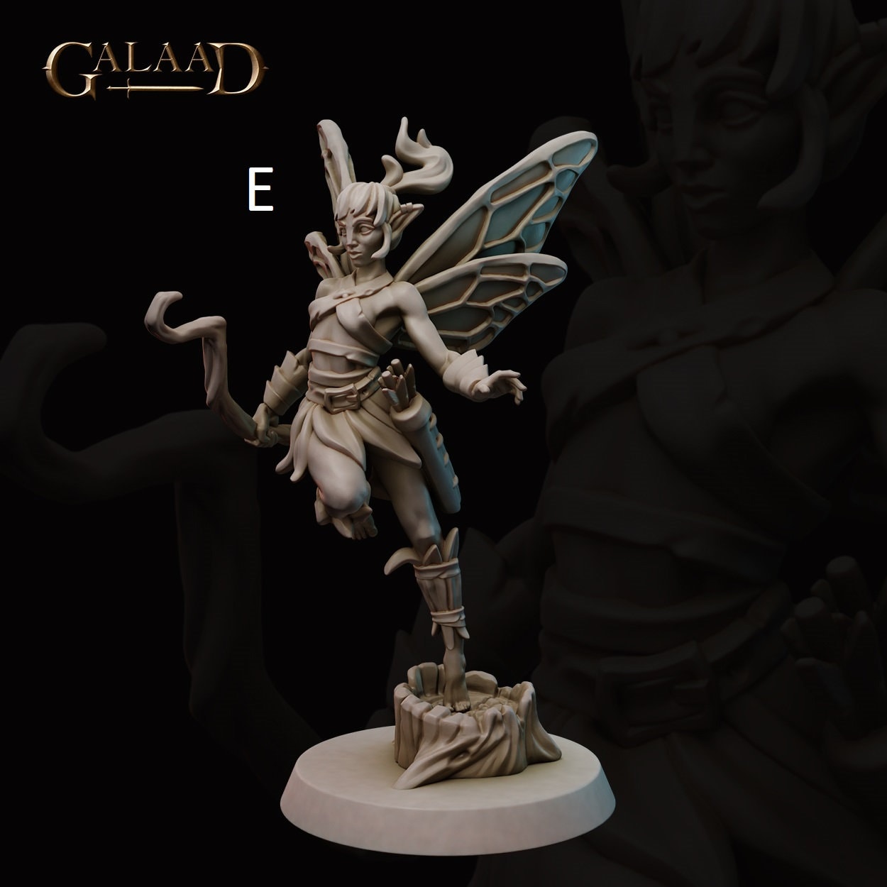 Witch Hunter | Human/Kitsune/Fairy | Galaad Miniatures | Compatible with D&D/AoS | Fantasy | Tabletop RPG