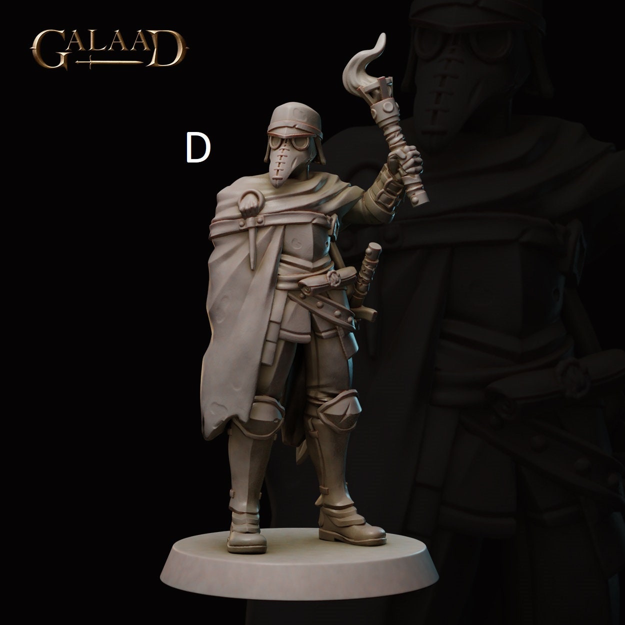 Witch Hunter | Human/Kitsune/Fairy | Galaad Miniatures | Compatible with D&D/AoS | Fantasy | Tabletop RPG