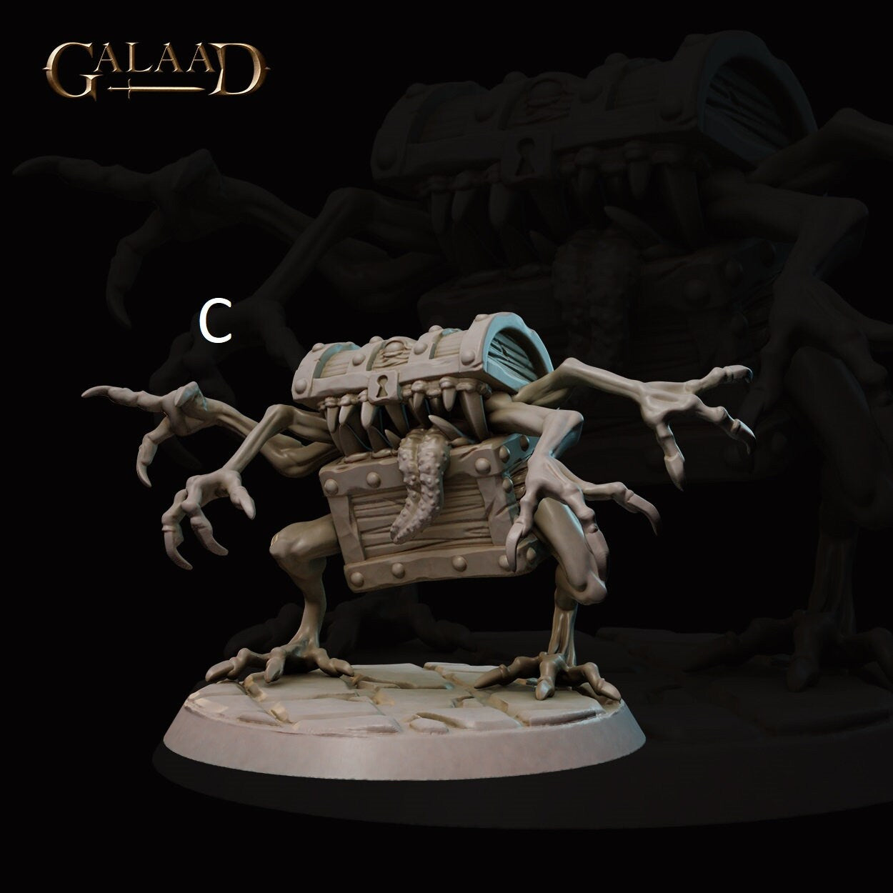 Encounters | Ghost/Goblin/Mimic | Galaad Miniatures | Compatible with D&D/AoS | Fantasy | Tabletop RPG