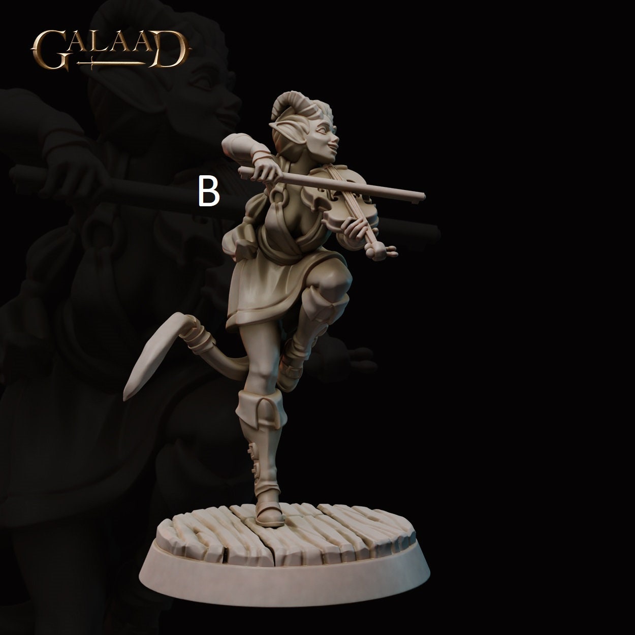 Merchant/Bard | Galaad Miniatures | Compatible with D&D/AoS | Fantasy | Tabletop RPG