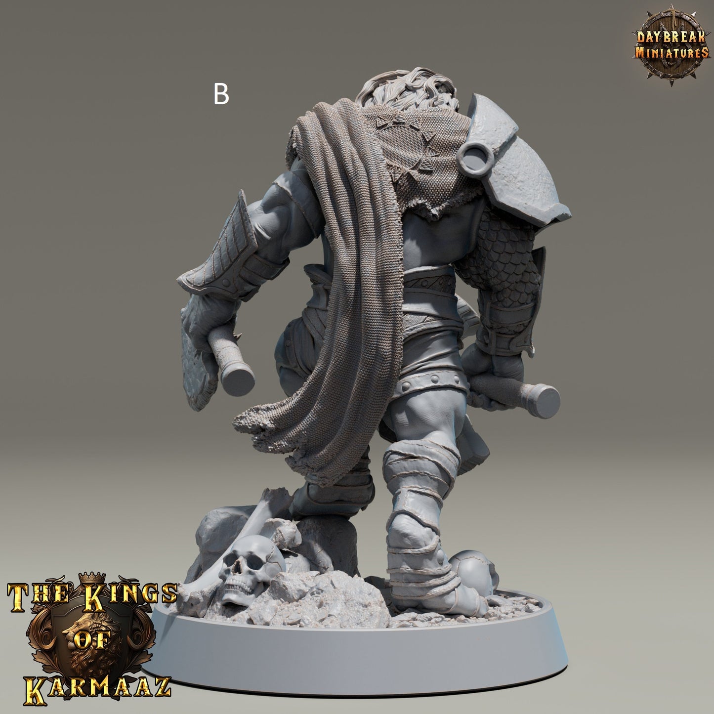 The Kings of Karmaaz | DayBreak Miniatures | Dual Weapons | Compatible with D&D/AOS | Fantasy | Tabletop
