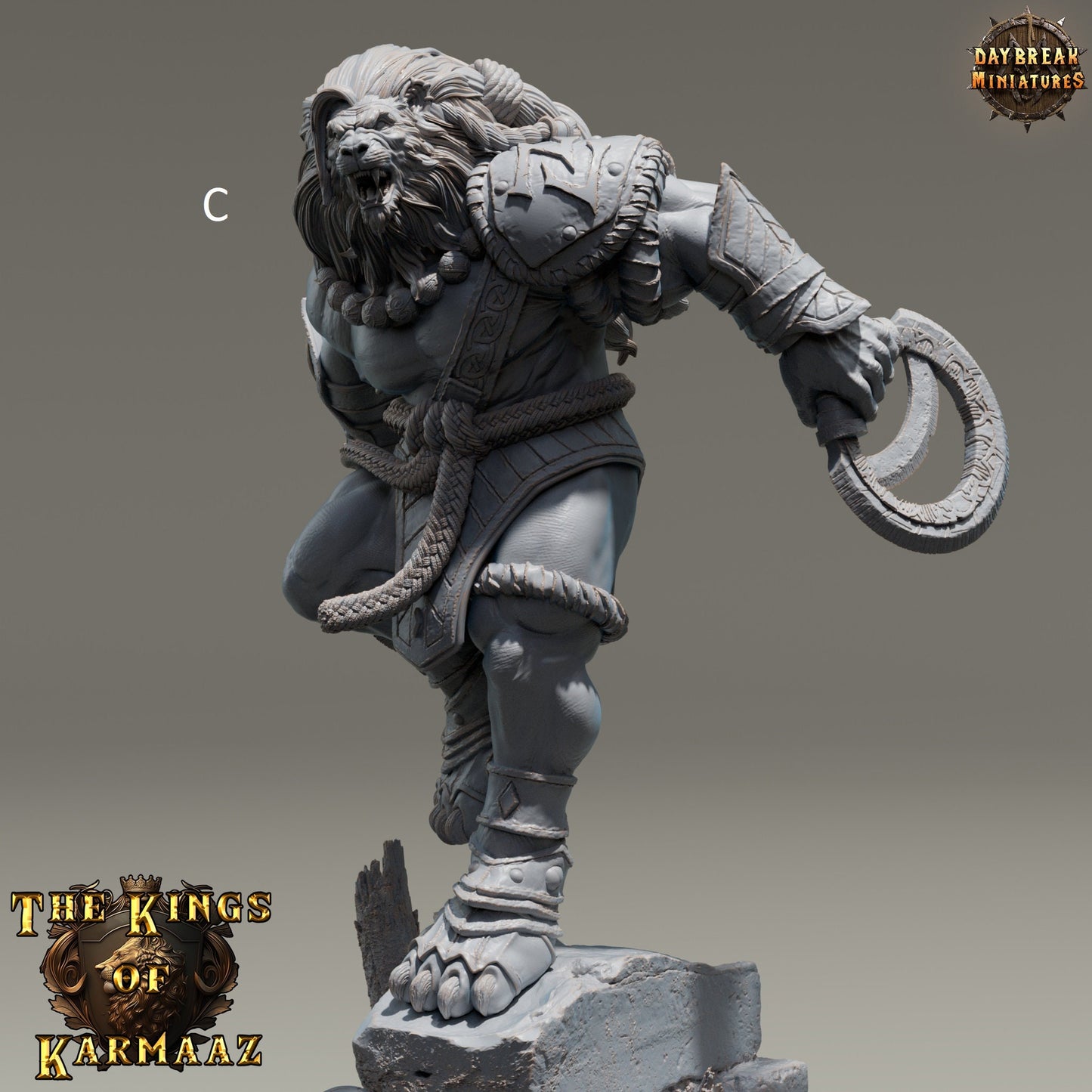 The Kings of Karmaaz | DayBreak Miniatures | Dual Weapons | Compatible with D&D/AOS | Fantasy | Tabletop