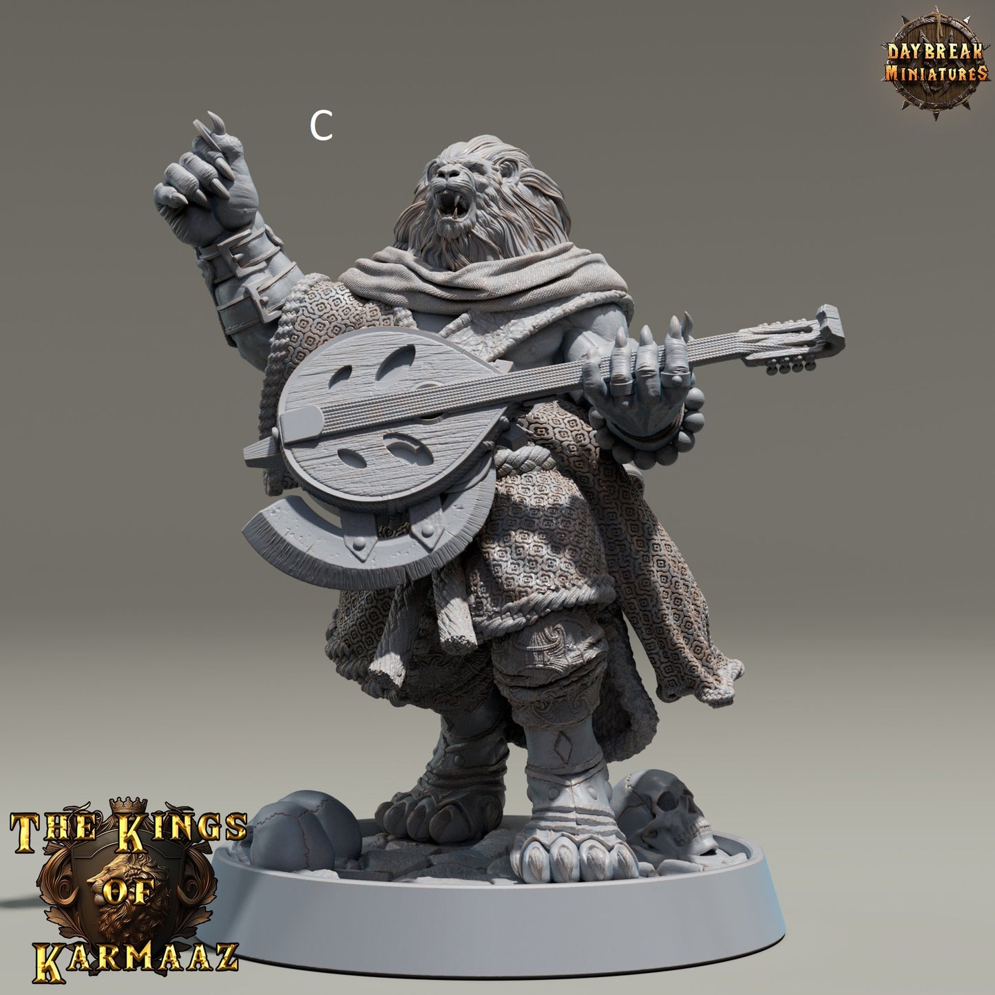 The Kings of Karmaaz | DayBreak Miniatures | Paladin/Rogue/Bard/Adventurer | Compatible with D&D/AOS | Fantasy | Tabletop RPG