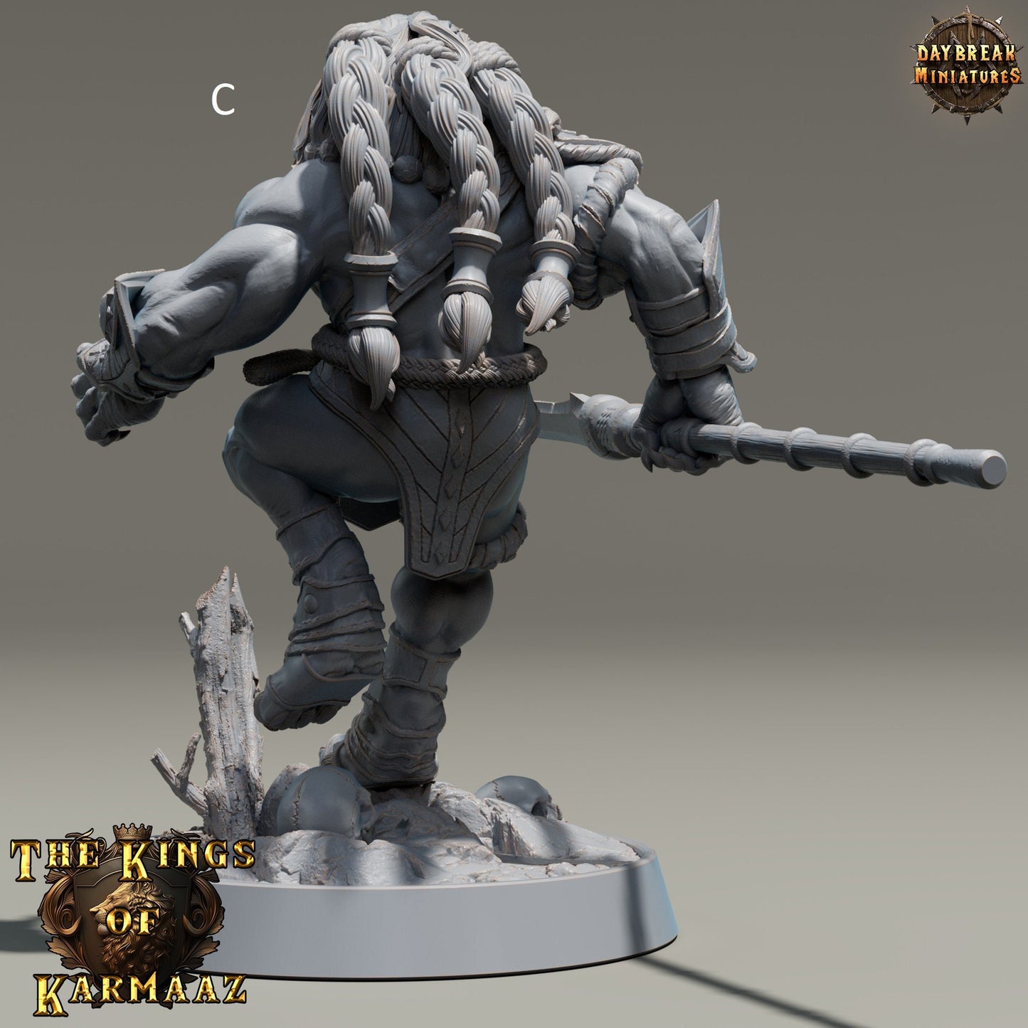 The Kings of Karmaaz | DayBreak Miniatures | Two Handed Weapons | Compatible with D&D/AOS | Fantasy | Tabletop RPG