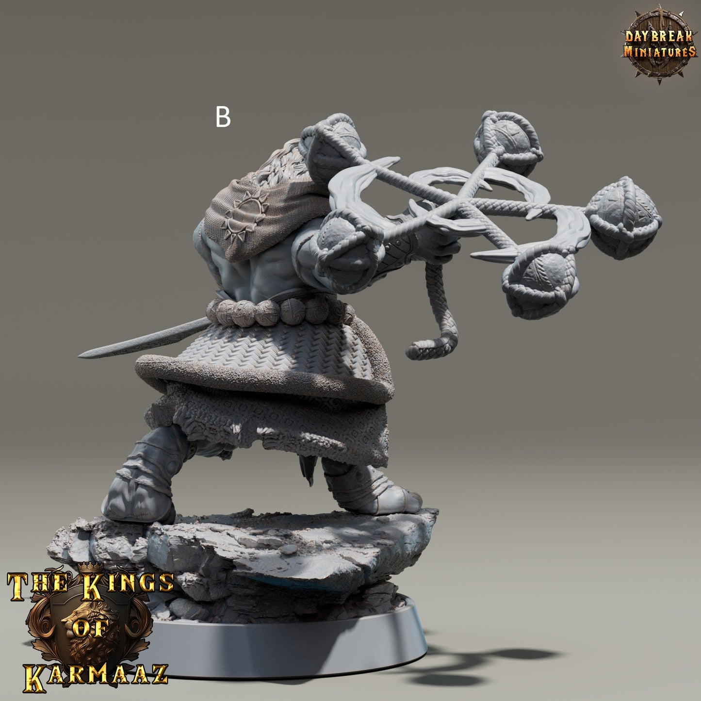 The Kings of Karmaaz | DayBreak Miniatures | Paladin/Rogue/Bard/Adventurer | Compatible with D&D/AOS | Fantasy | Tabletop RPG