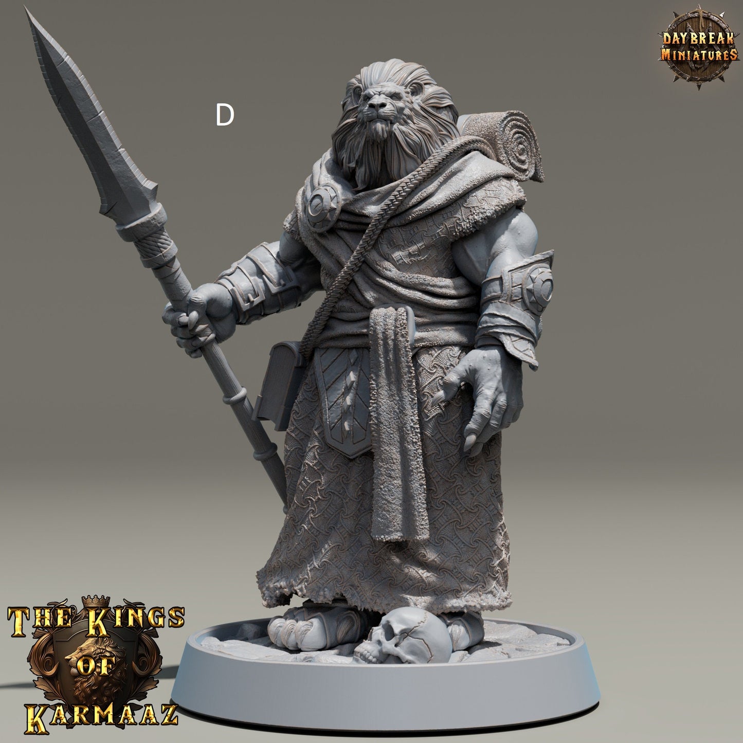 The Kings of Karmaaz | DayBreak Miniatures | Paladin/Rogue/Bard/Adventurer | Compatible with D&D/AOS | Fantasy | Tabletop RPG