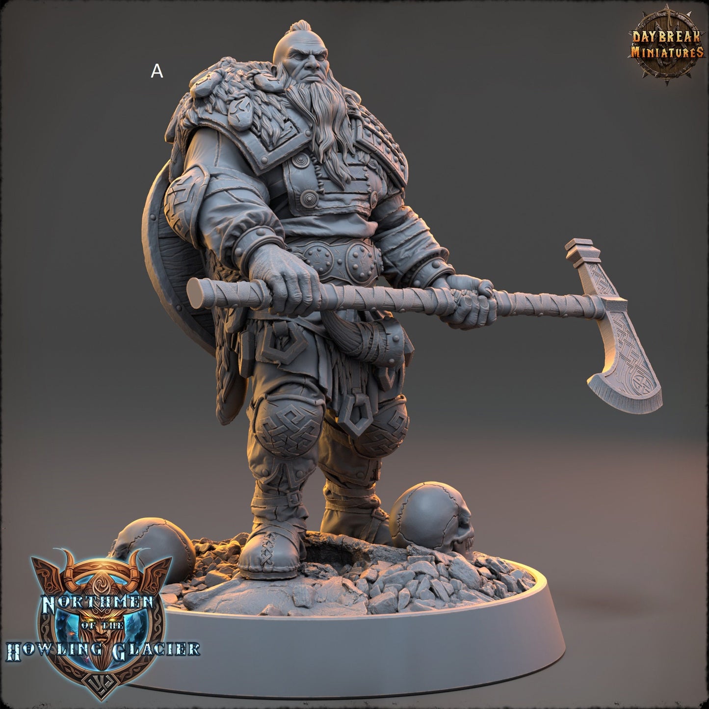 Northern Warriors Miniatures | DayBreak Miniatures | Twohanded Weapons | Compatible with D&D/AOS | Fantasy | Tabletop RPG
