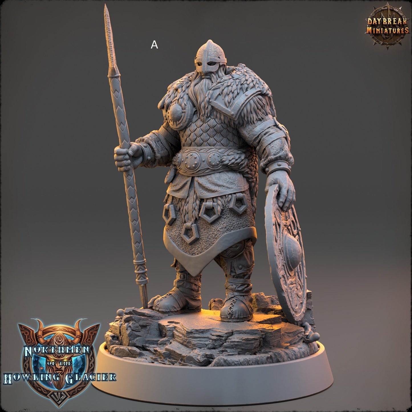 Northern Warriors Miniatures | DayBreak Miniatures | One hand weapon and Shield | Compatible with D&D/AOS | Fantasy | Tabletop RPG