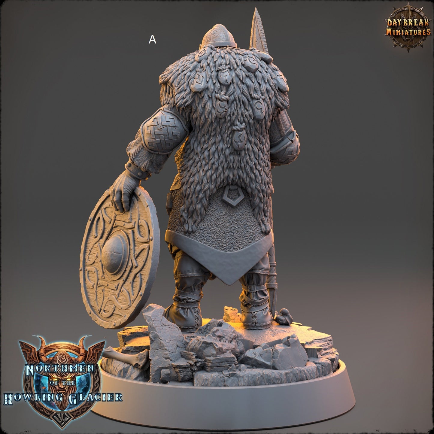 Northern Warriors Miniatures | DayBreak Miniatures | One hand weapon and Shield | Compatible with D&D/AOS | Fantasy | Tabletop RPG