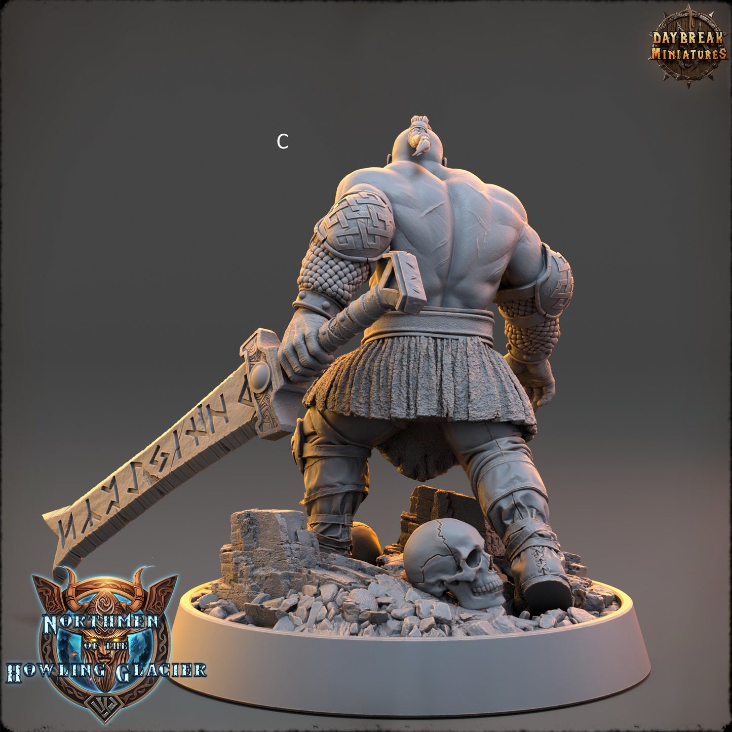 Northern Warriors Miniatures | DayBreak Miniatures | Twohanded Weapons | Compatible with D&D/AOS | Fantasy | Tabletop RPG