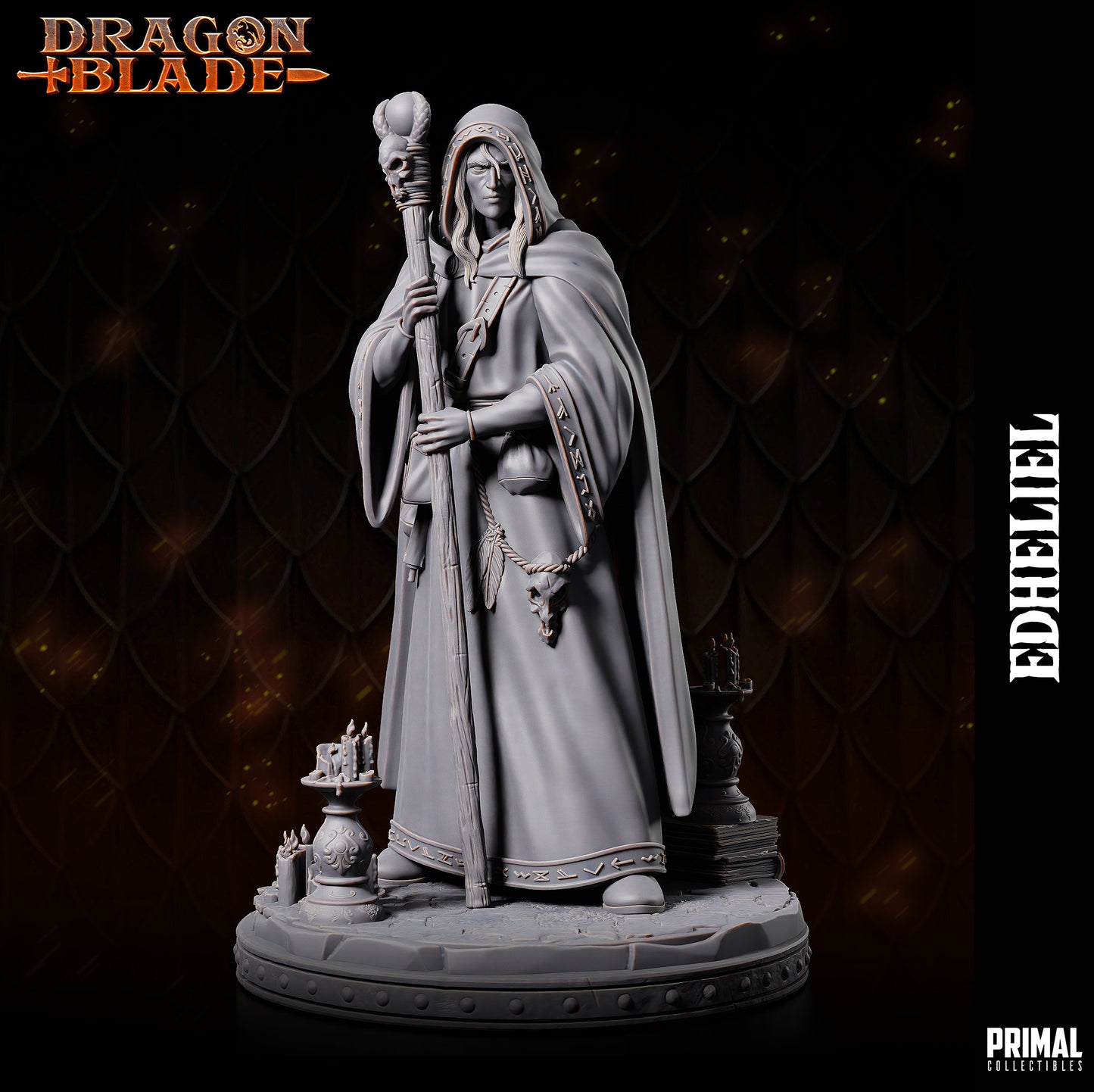 Edheliel Wizard | Primal Collectibles | Compatible with D&D/AoS | Fantasy