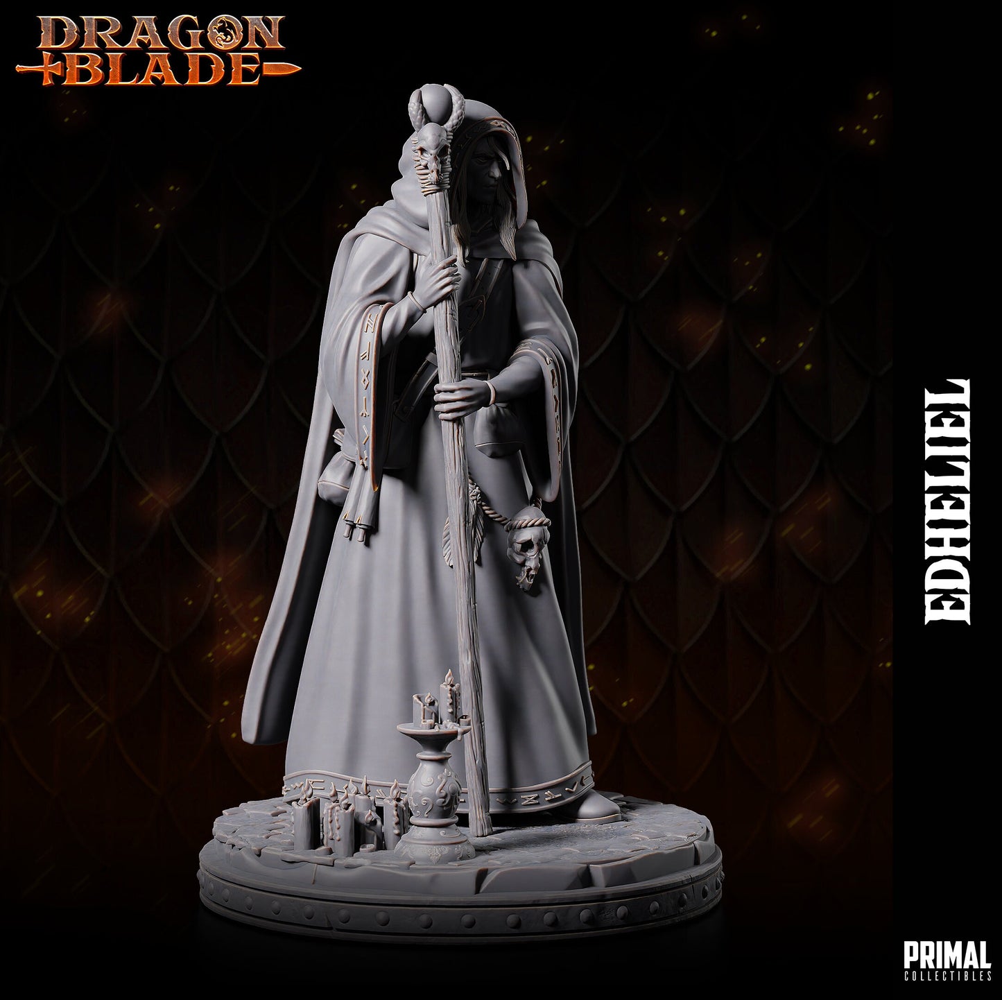 Edheliel Wizard | Primal Collectibles | Compatible with D&D/AoS | Fantasy
