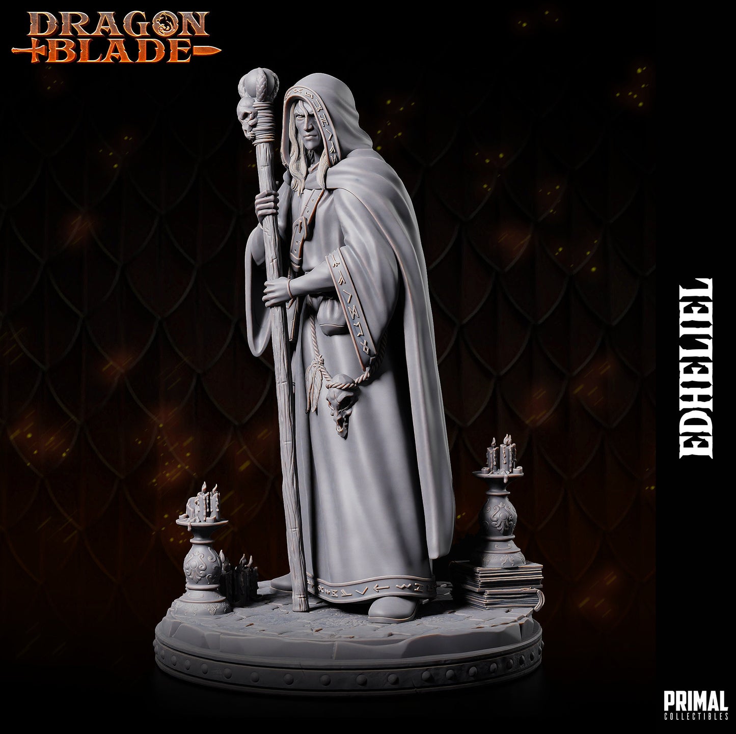 Edheliel Wizard | Primal Collectibles | Compatible with D&D/AoS | Fantasy