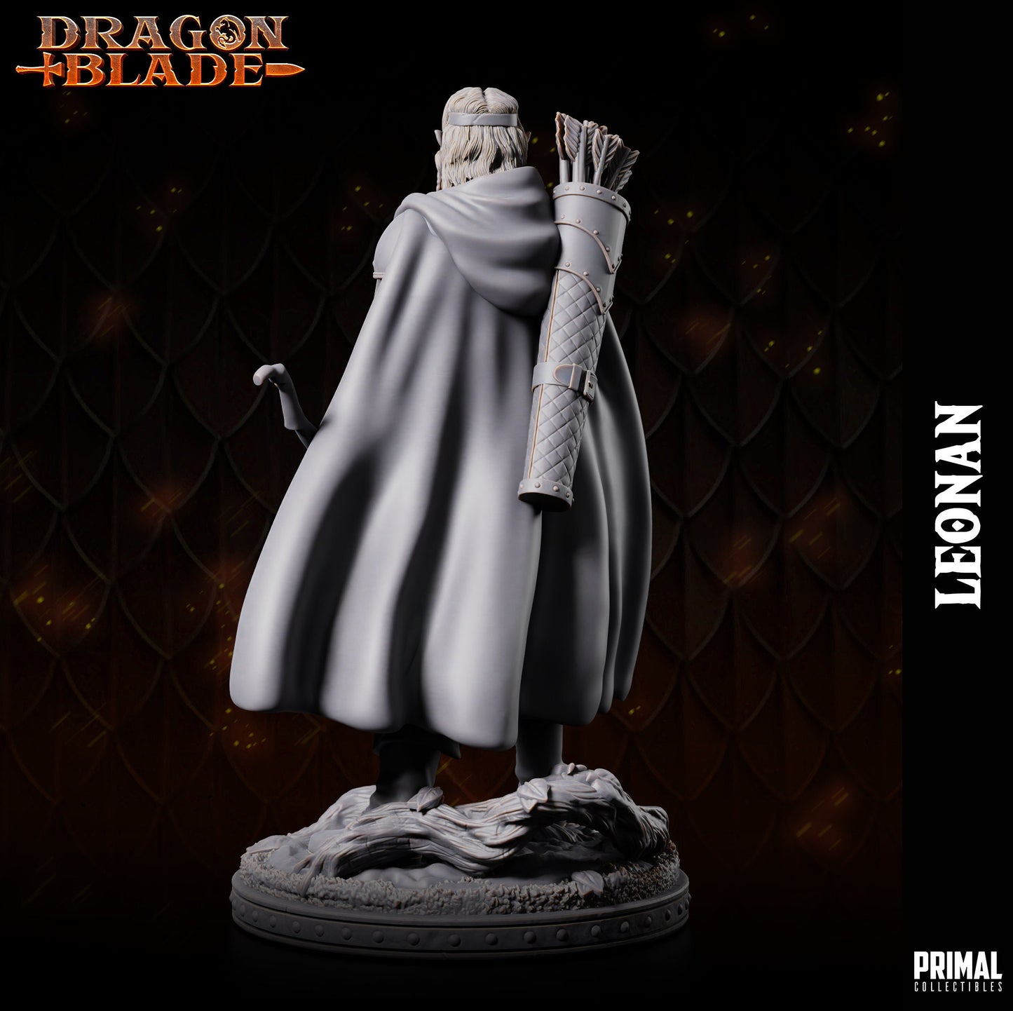 Half Elf Ranger Leonan | Primal Collectibles | Compatible with D&D/AoS | Fantasy