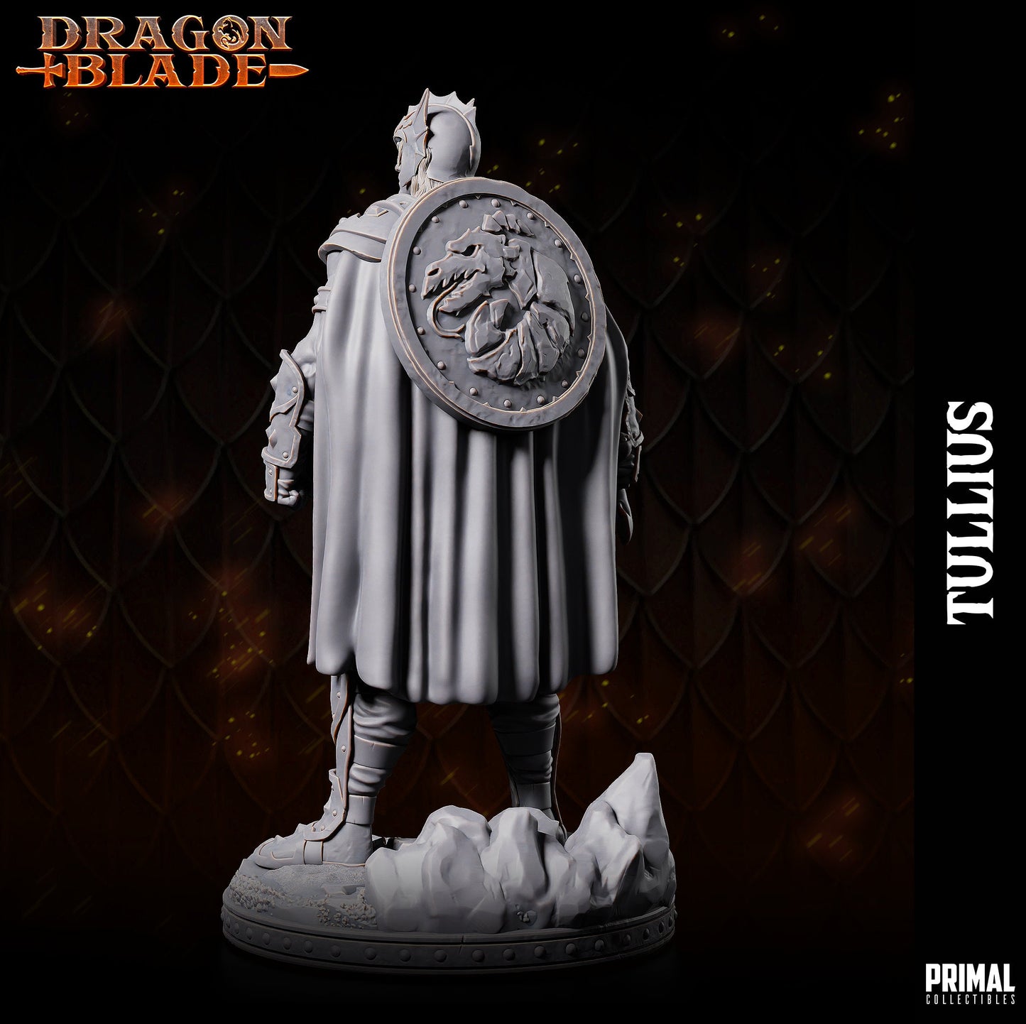 Tulius Warrior | Primal Collectibles | Compatible with D&D/AoS | Fantasy