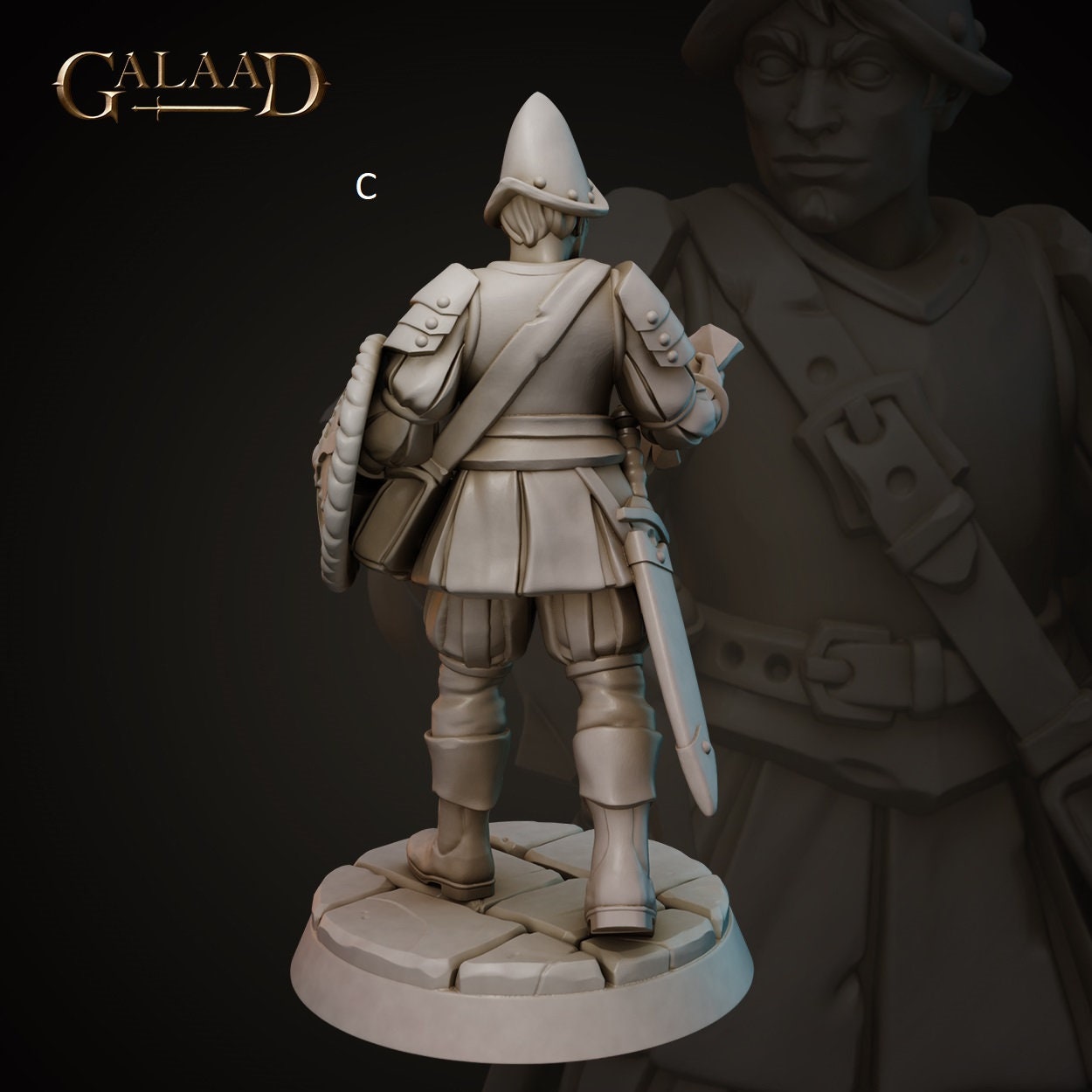 Conquistador Soldiers | Galaad Miniatures | Compatible with D&D/AoS | Fantasy | Tabletop RPG