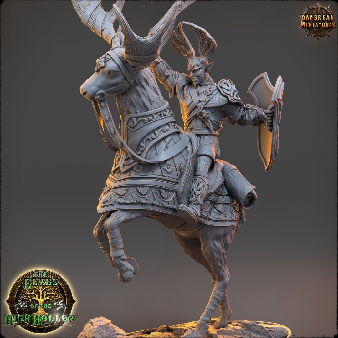 The Elves of High Hollow Set | DayBreak Miniatures | Compatible with D&D/AOS | Fantasy | Tabletop
