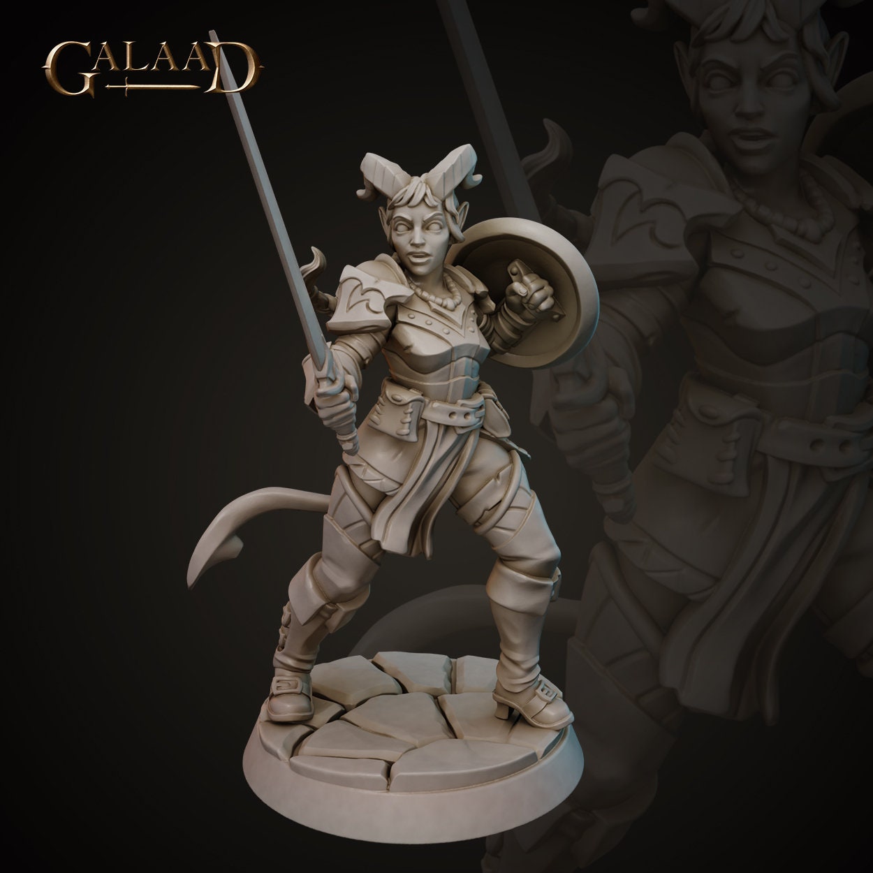 Tiefling Warband | Galaad Miniatures | Compatible with D&D/AoS | Fantasy | Tabletop RPG