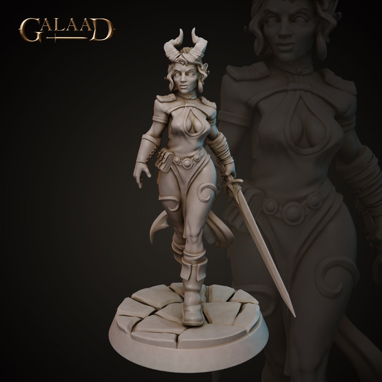 Tiefling Warband | Galaad Miniatures | Compatible with D&D/AoS | Fantasy | Tabletop RPG