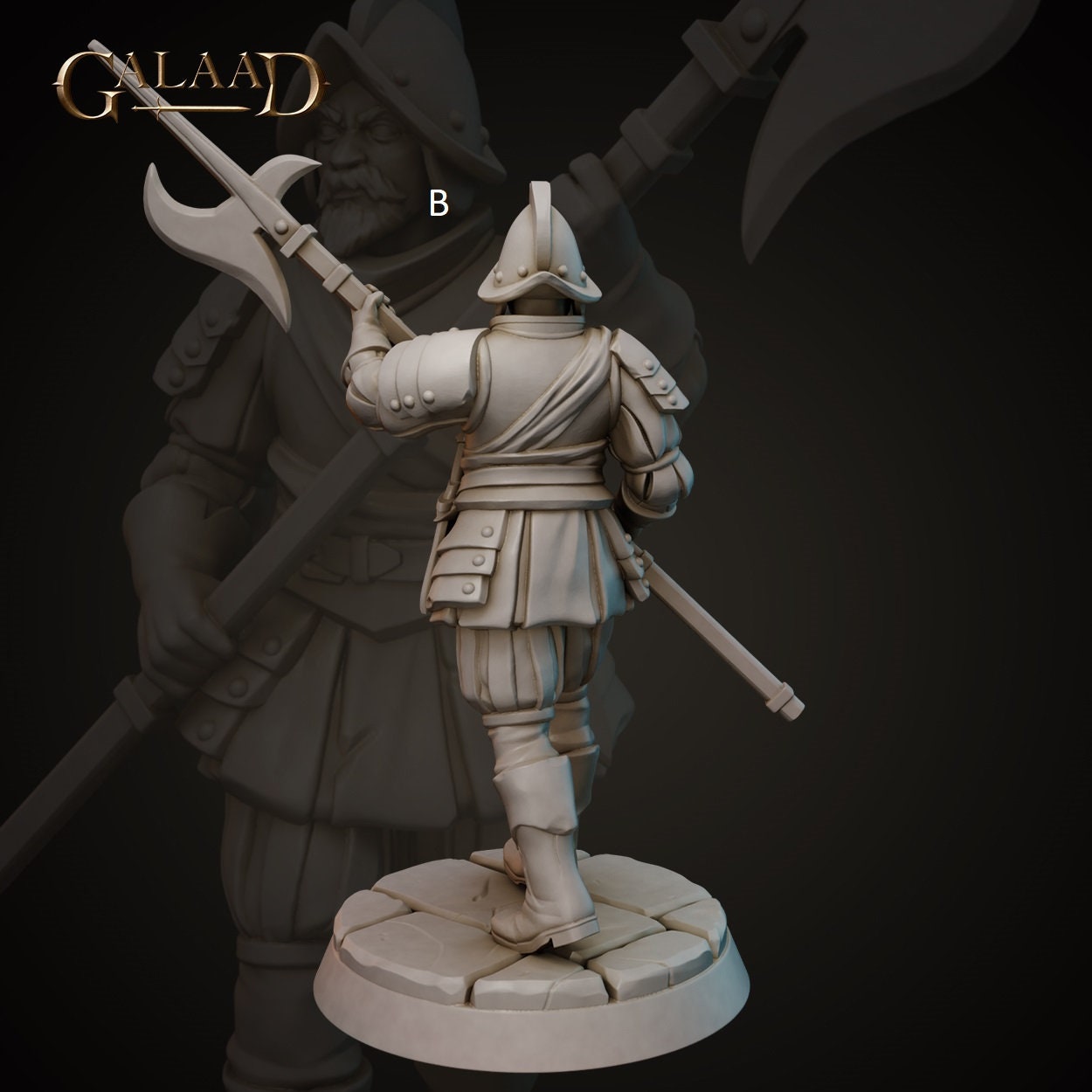 Conquistador Soldiers | Galaad Miniatures | Compatible with D&D/AoS | Fantasy | Tabletop RPG
