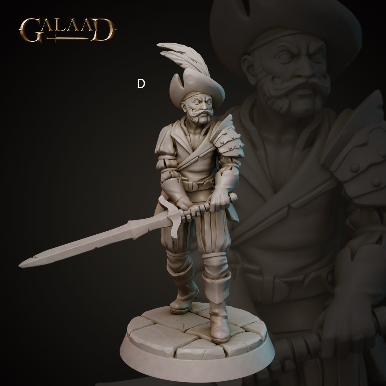 Conquistador Soldiers | Galaad Miniatures | Compatible with D&D/AoS | Fantasy | Tabletop RPG