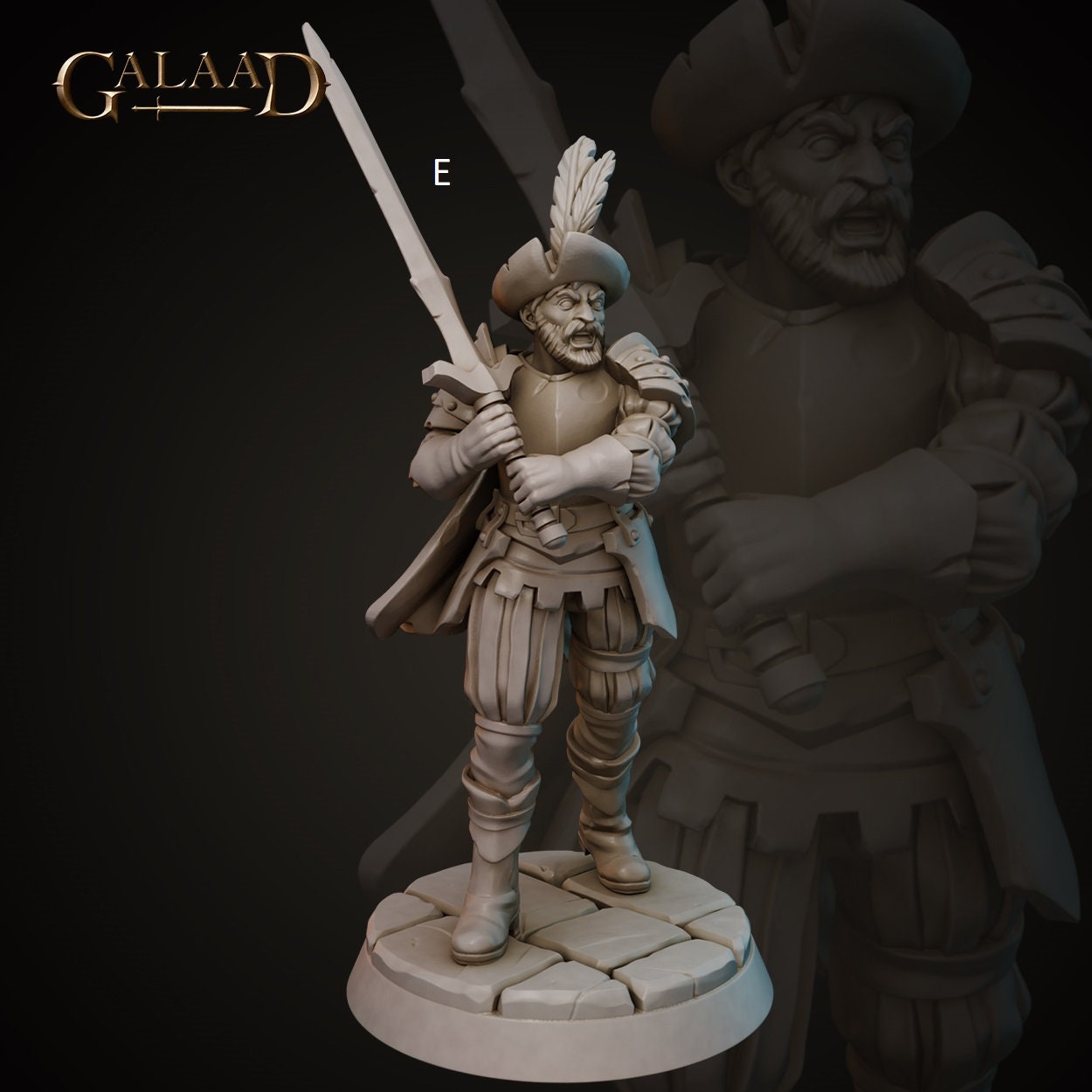Conquistador Soldiers | Galaad Miniatures | Compatible with D&D/AoS | Fantasy | Tabletop RPG