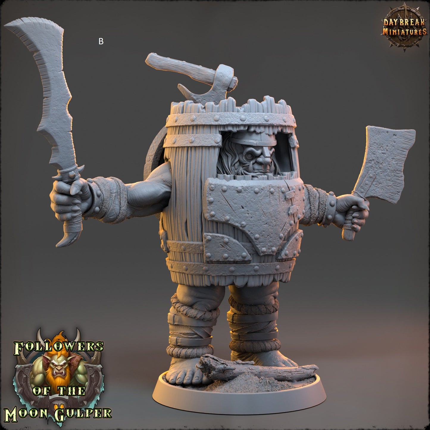 Troll King/Brute/Shaman/Warrior | DayBreak Miniatures | Compatible with D&D/AOS | Fantasy | Tabletop