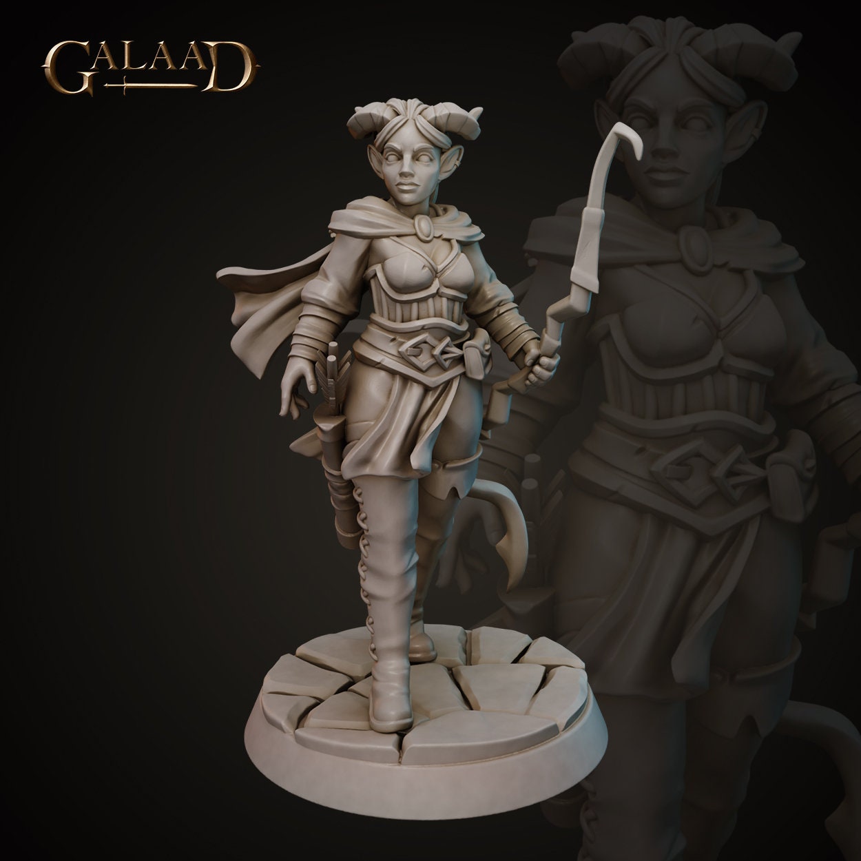 Tiefling Warband | Galaad Miniatures | Compatible with D&D/AoS | Fantasy | Tabletop RPG