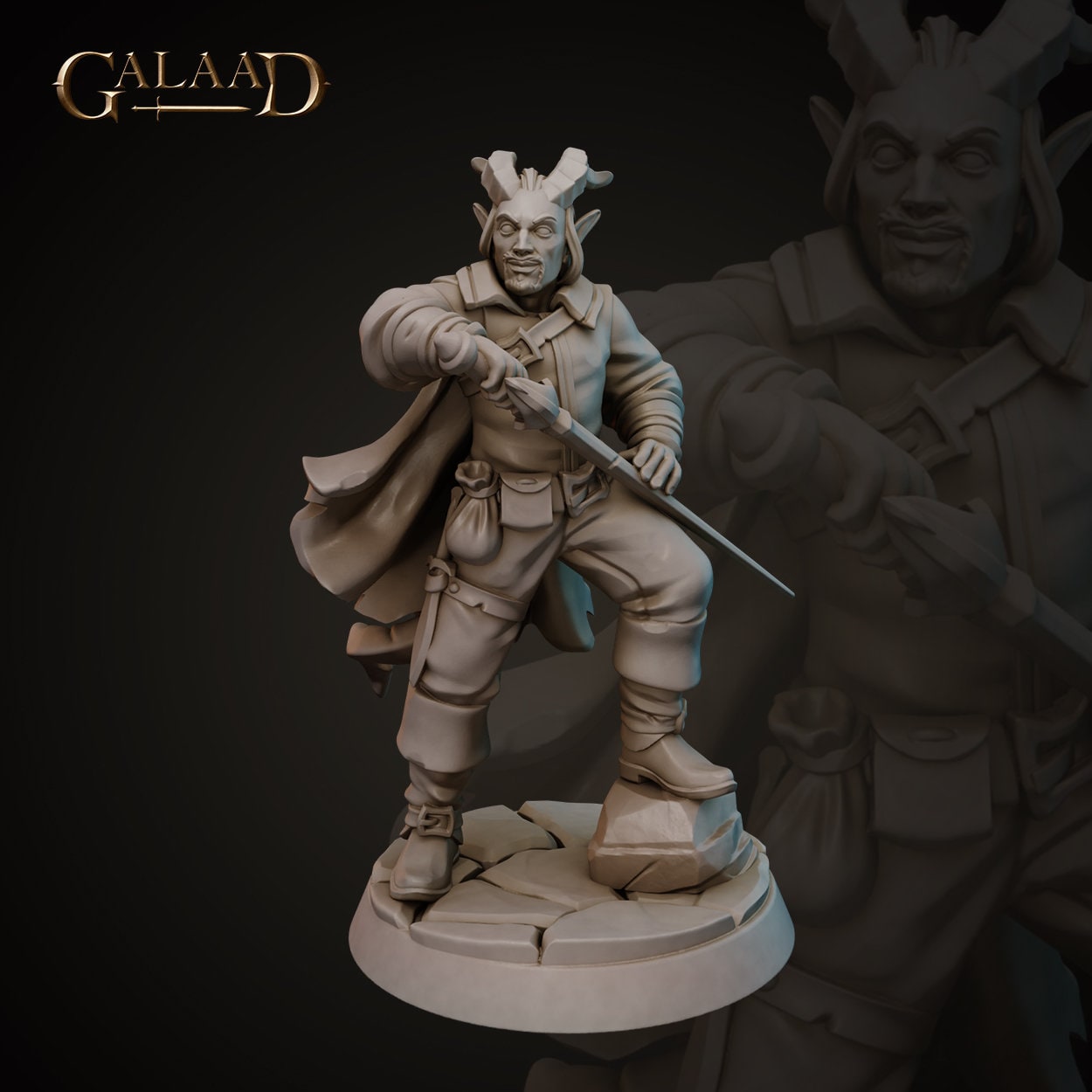 Tiefling Warband | Galaad Miniatures | Compatible with D&D/AoS | Fantasy | Tabletop RPG