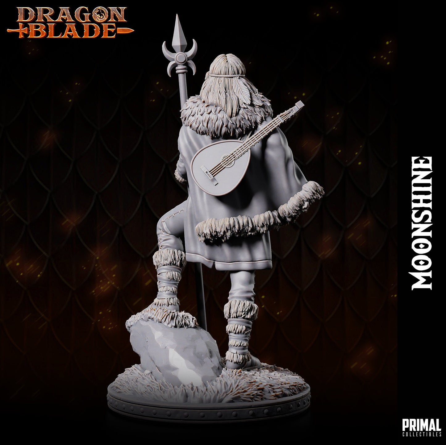 Female Cleric Moonshine | Primal Collectibles | Compatible with D&D/AoS | Fantasy