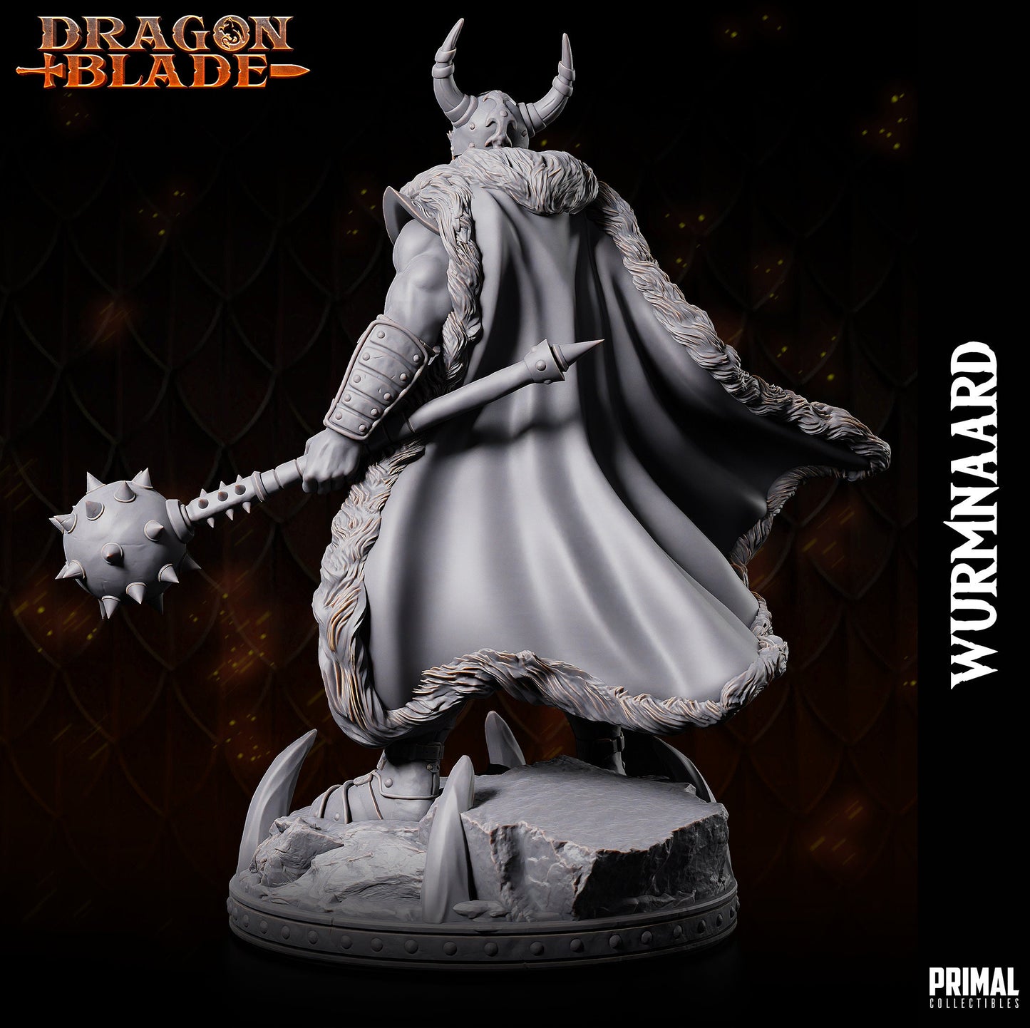 Chaos Lord Wurmnaard | Primal Collectibles | Compatible with D&D/AoS | Fantasy
