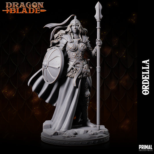 Female Knight Ordella | Primal Collectibles | Compatible with D&D/AoS | Fantasy