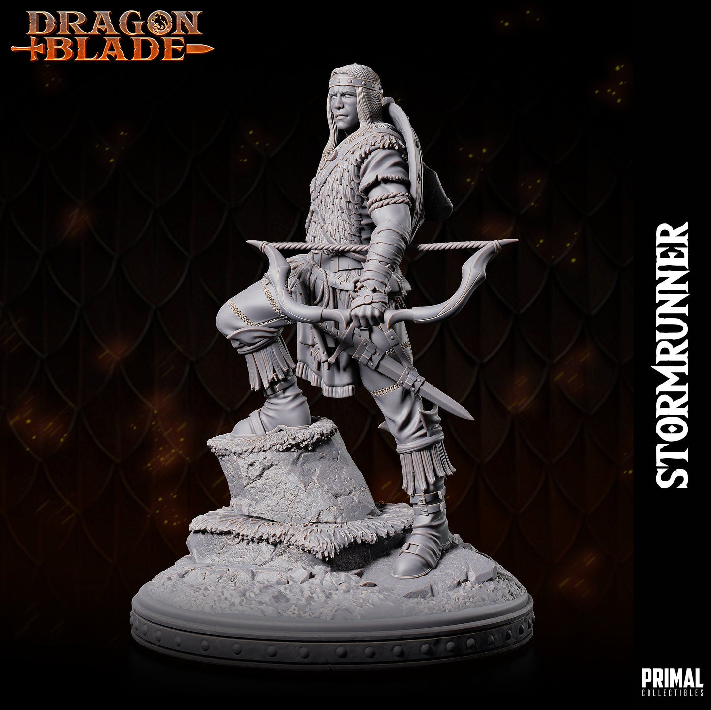 Hunter Stormrunner | Primal Collectibles | Compatible with D&D/AoS | Fantasy